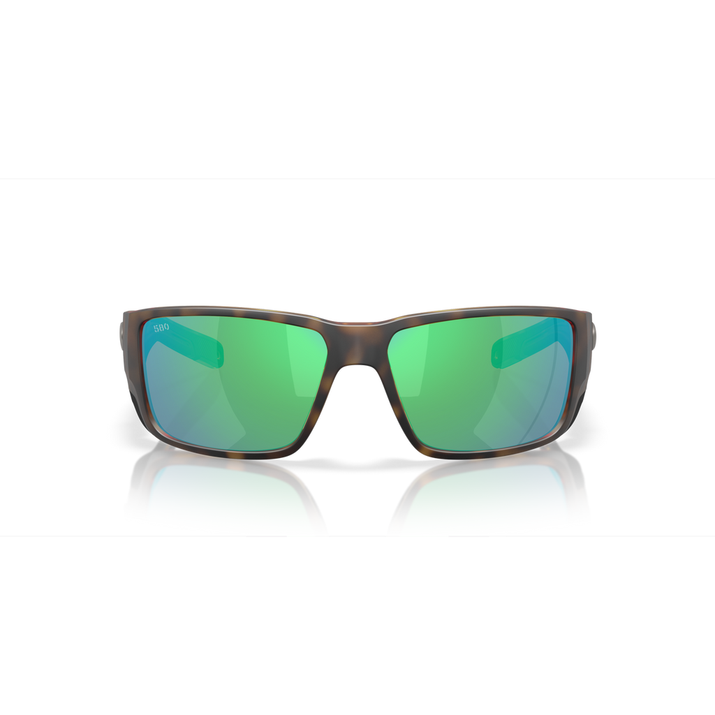 Costa Blackfin Pro Sunglasses - Velocity 21 Matte Tortoise + Green Mirror Polarised Glass 580G