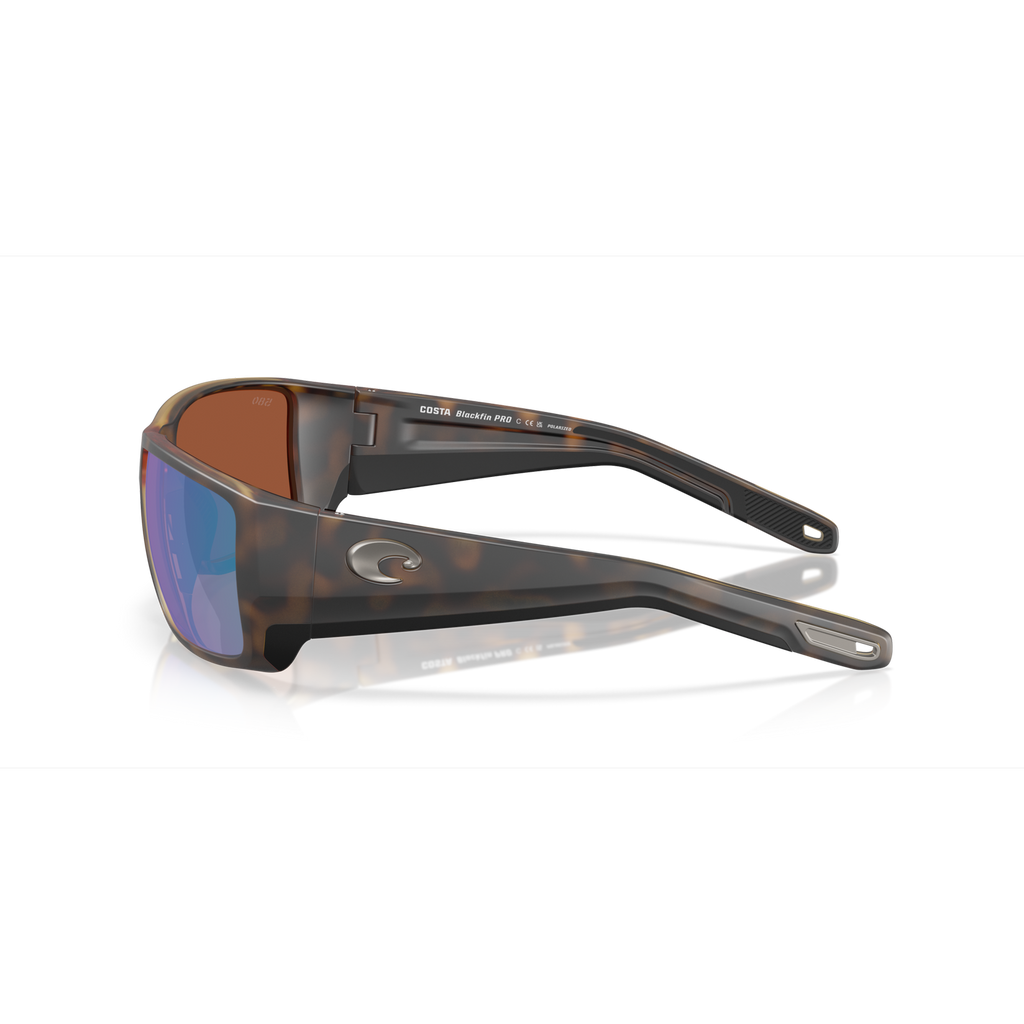 Costa Blackfin Pro Sunglasses - Velocity 21 Matte Tortoise + Green Mirror Polarised Glass 580G