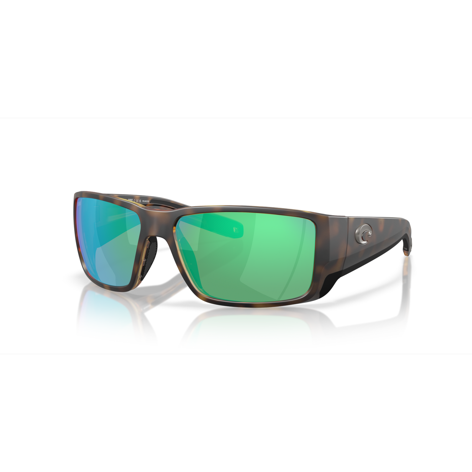 Costa Blackfin Pro Sunglasses - Velocity 21 Matte Tortoise + Green Mirror Polarised Glass 580G