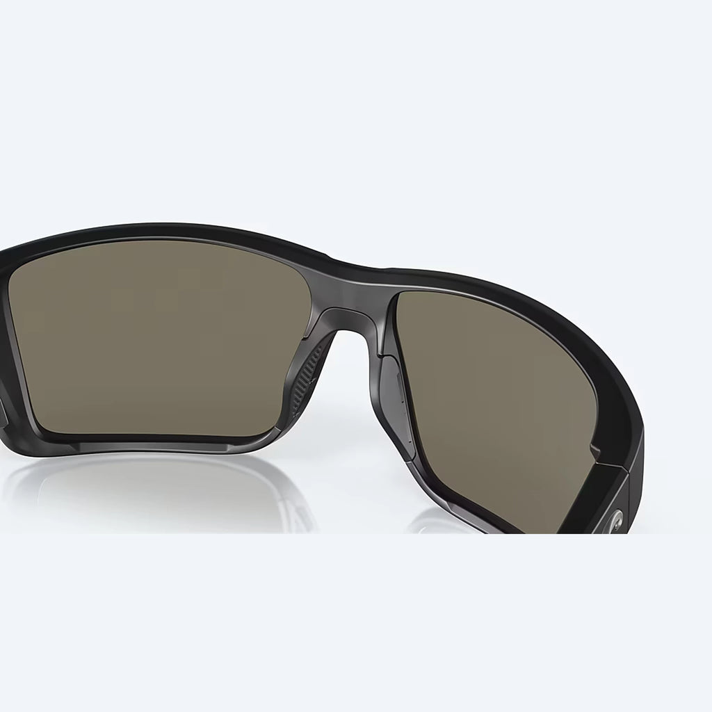 Costa Reefton Pro Sunglasses - Velocity 21 Matte Black + Blue Mirror Polarised Glass 580G