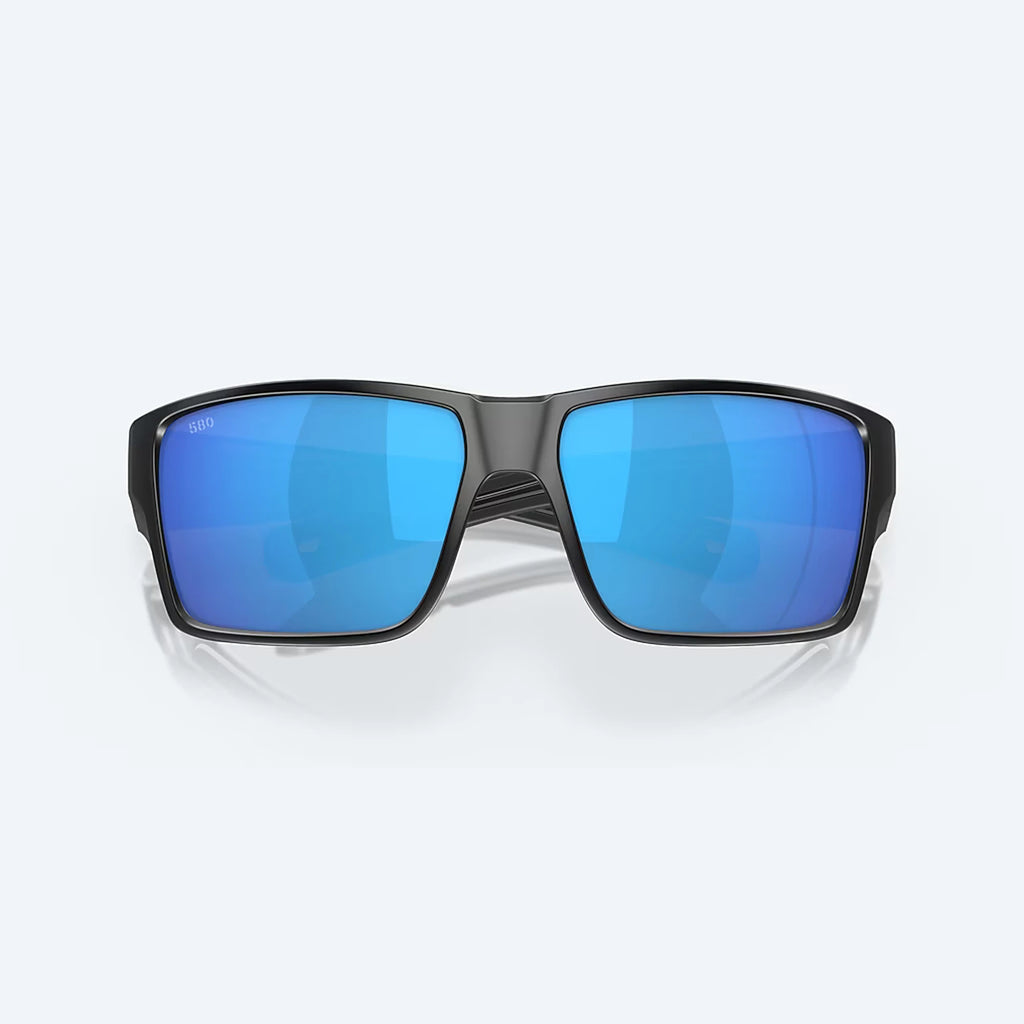 Costa Reefton Pro Sunglasses - Velocity 21 Matte Black + Blue Mirror Polarised Glass 580G
