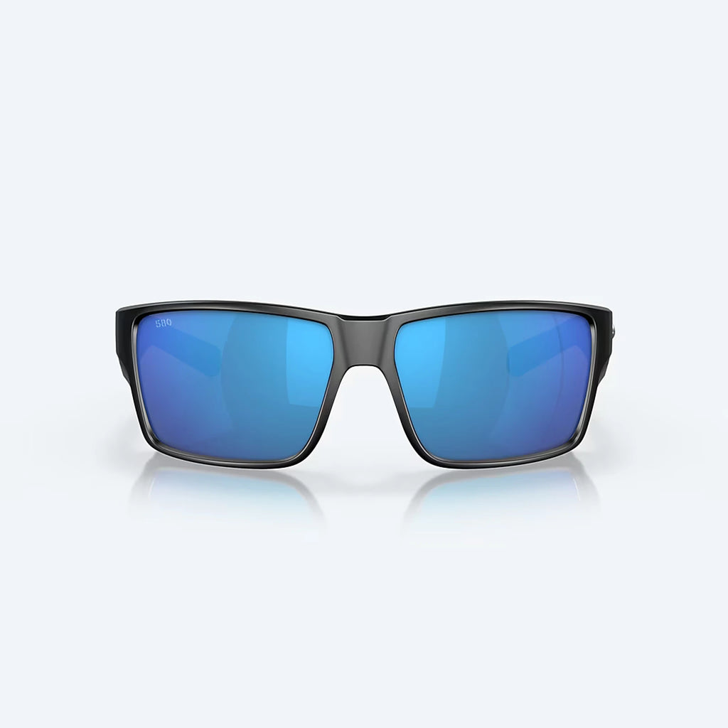 Costa Reefton Pro Sunglasses - Velocity 21 Matte Black + Blue Mirror Polarised Glass 580G