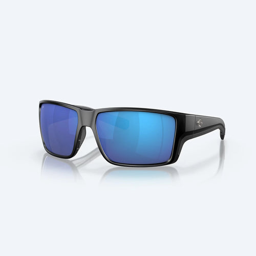 Costa Reefton Pro Sunglasses - Velocity 21 Matte Black + Blue Mirror Polarised Glass 580G
