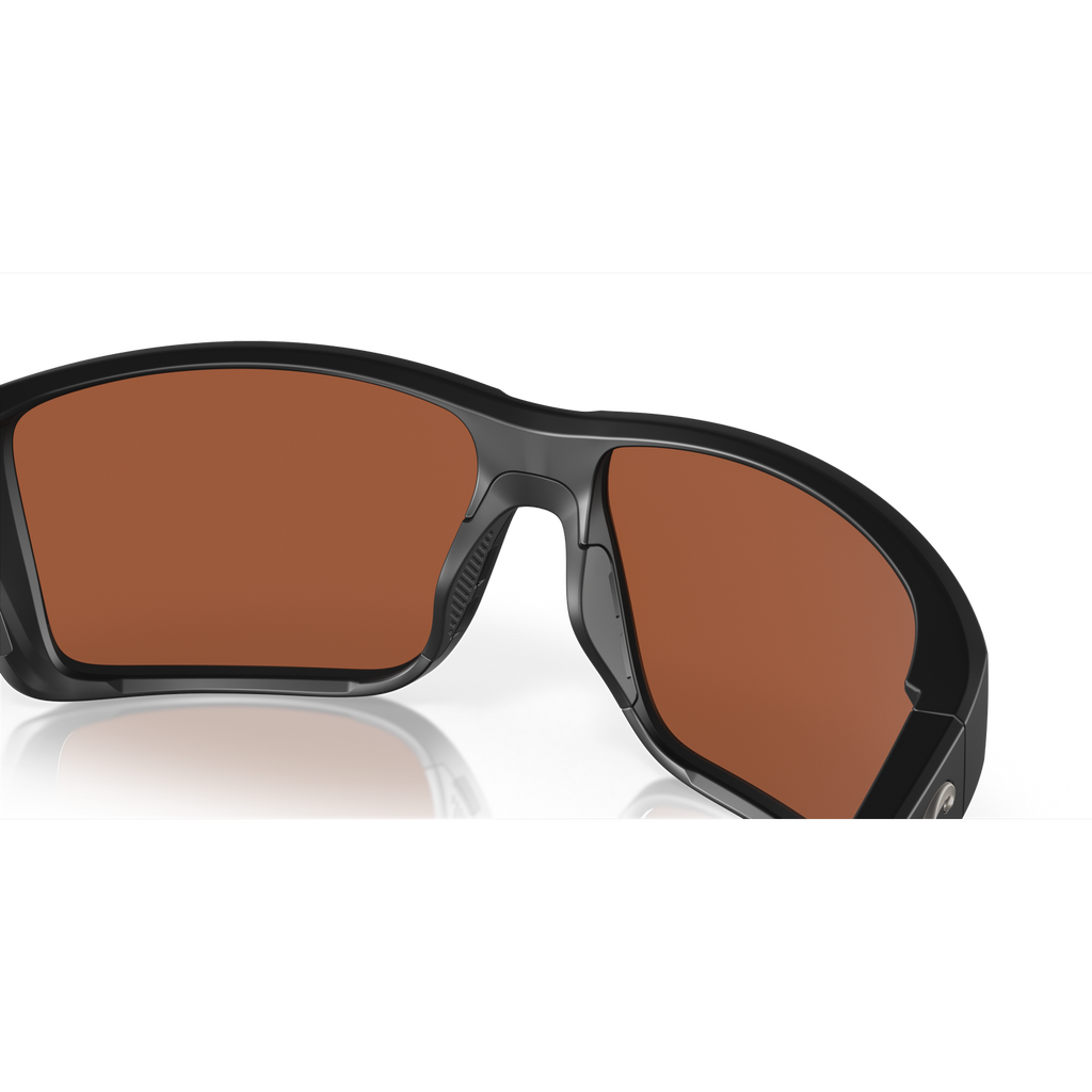 Costa Reefton Pro Sunglasses - Velocity 21 Black + Green Mirror Polarised Glass 580G