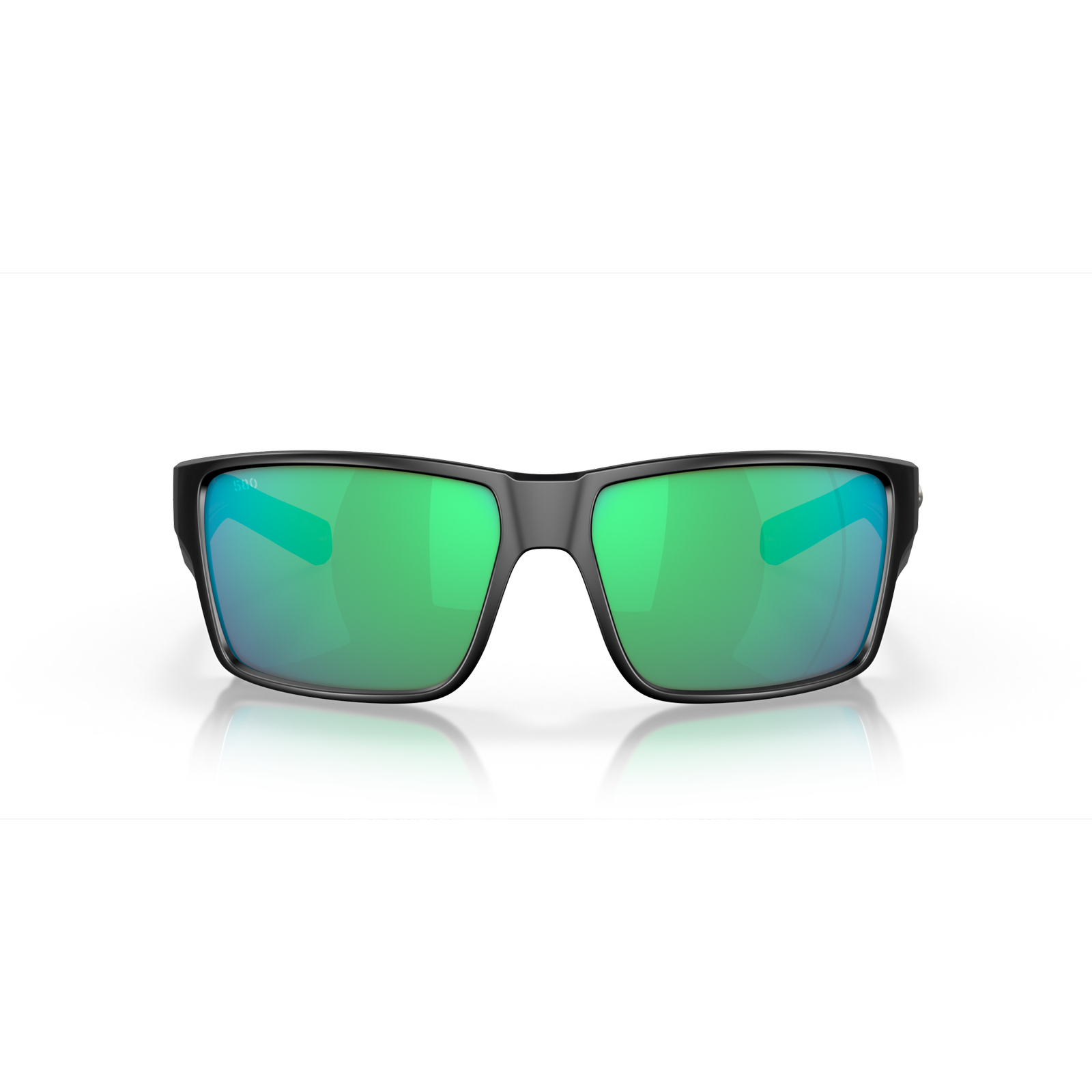 Costa Reefton Pro Sunglasses - Velocity 21 Black + Green Mirror Polarised Glass 580G
