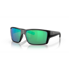 Costa Reefton Pro Sunglasses - Velocity 21 Black + Green Mirror Polarised Glass 580G