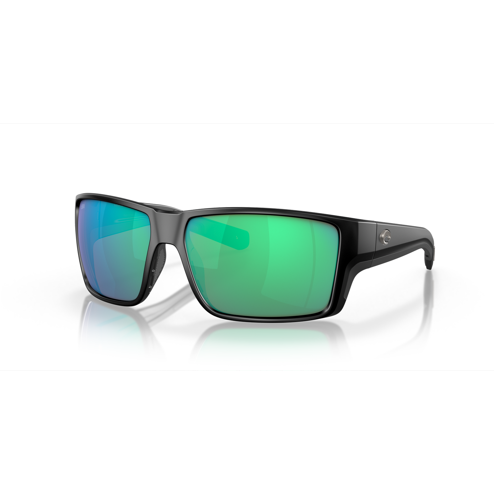 Costa Reefton Pro Sunglasses - Velocity 21 Black + Green Mirror Polarised Glass 580G
