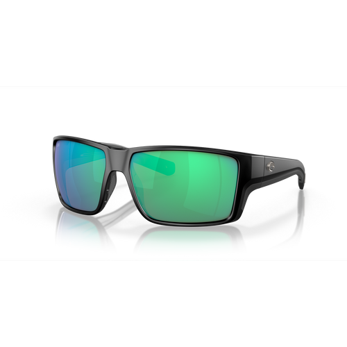 Costa Reefton Pro Sunglasses - Velocity 21 Black + Green Mirror Polarised Glass 580G