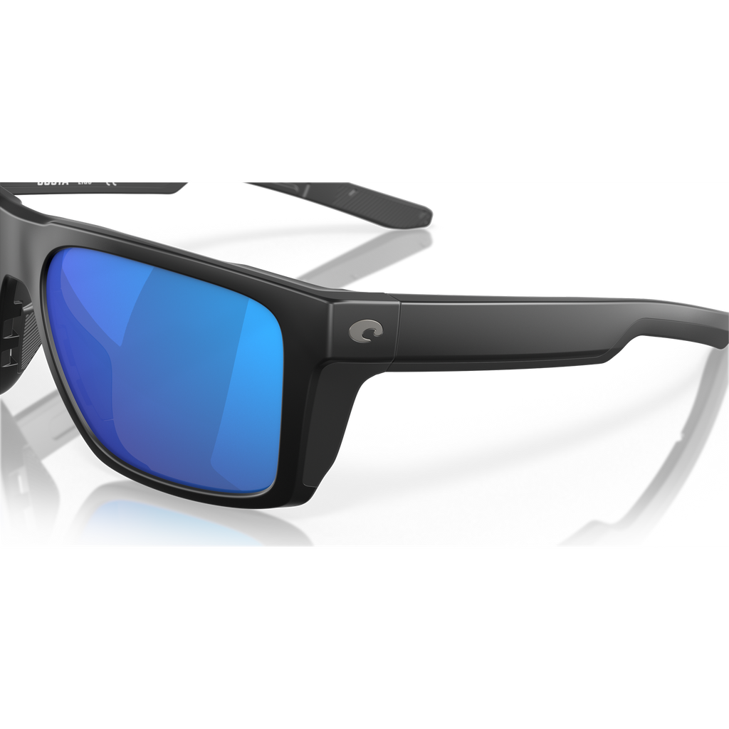 Costa Lido Sunglasses - Velocity 21 Black + Blue Mirror Polarised Glass 580G