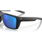Costa Lido Sunglasses - Velocity 21 Black + Blue Mirror Polarised Glass 580G