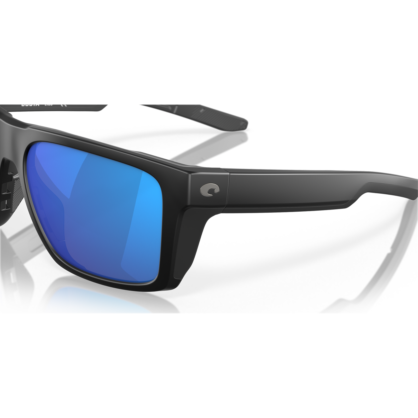 Costa Lido Sunglasses - Velocity 21 Black + Blue Mirror Polarised Glass 580G