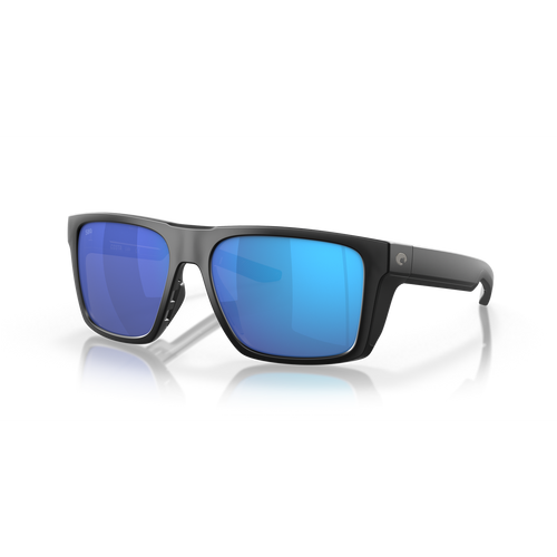 Costa Lido Sunglasses - Velocity 21 Black + Blue Mirror Polarised Glass 580G