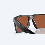 Costa Lido Sunglasses - Velocity 21 Matte Black + Green Mirror Polarised Glass 580G