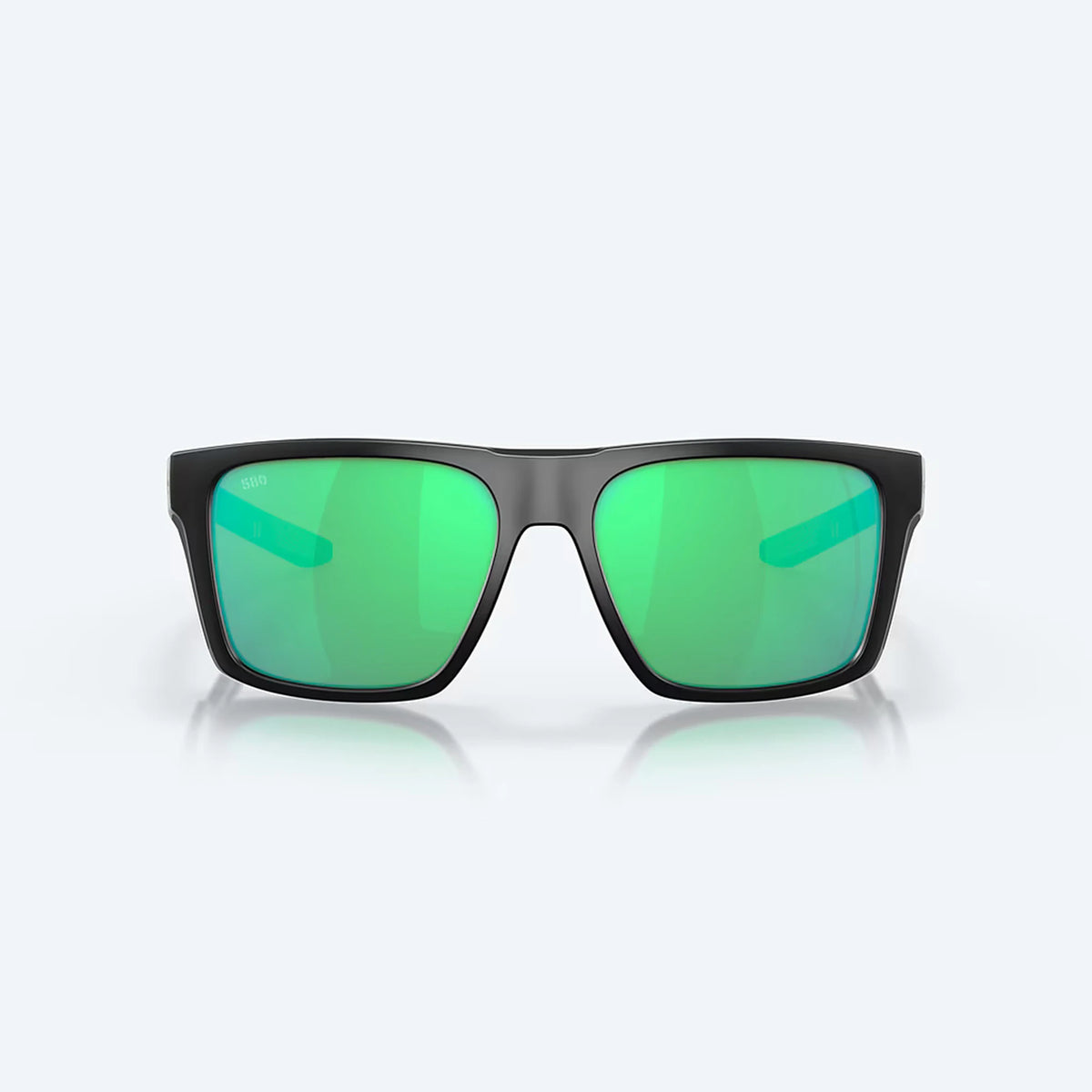 Costa Lido Sunglasses - Velocity 21 Matte Black + Green Mirror Polarised Glass 580G