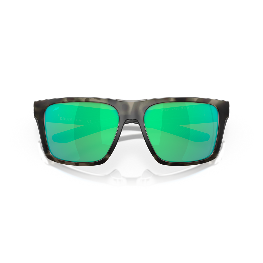 Costa Lido Sunglasses - Velocity 21 Wetlands + Green Mirror Polarised Glass 580G