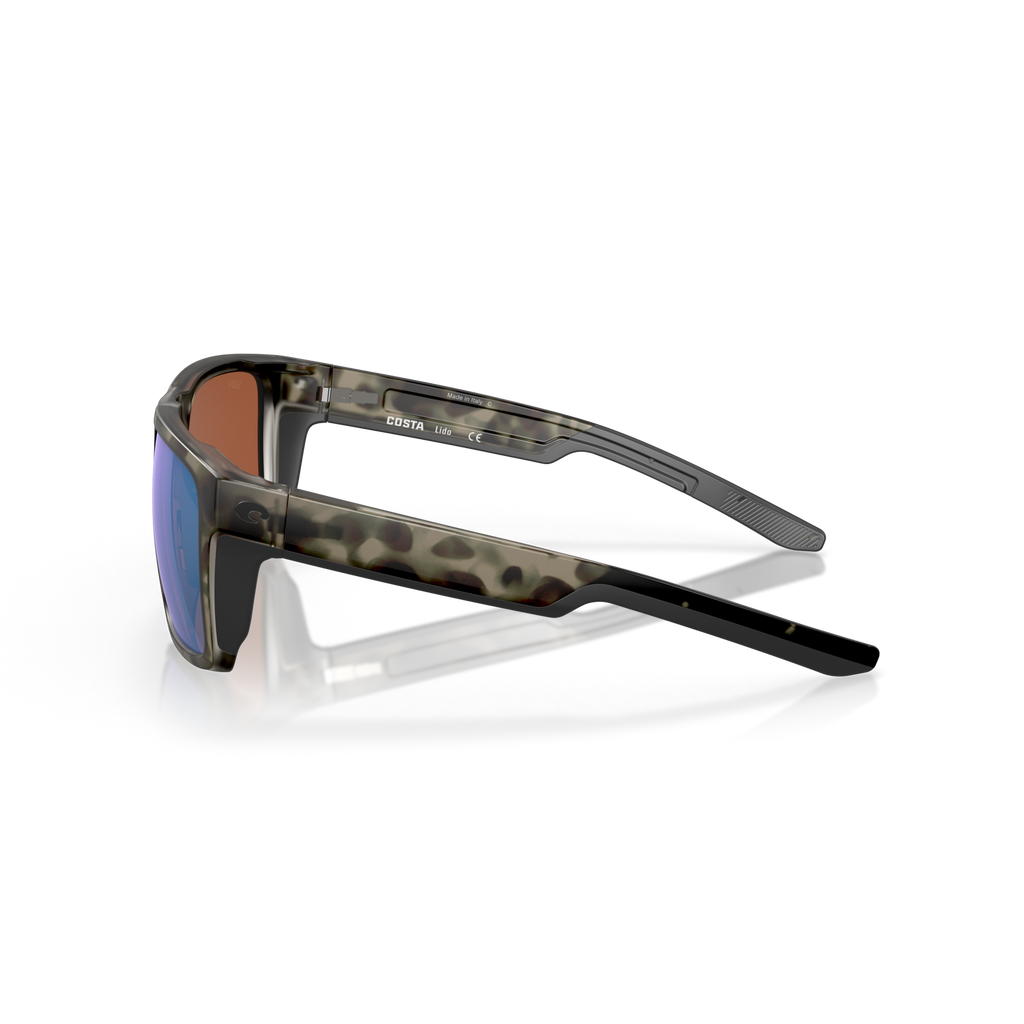 Costa Lido Sunglasses - Velocity 21 Wetlands + Green Mirror Polarised Glass 580G