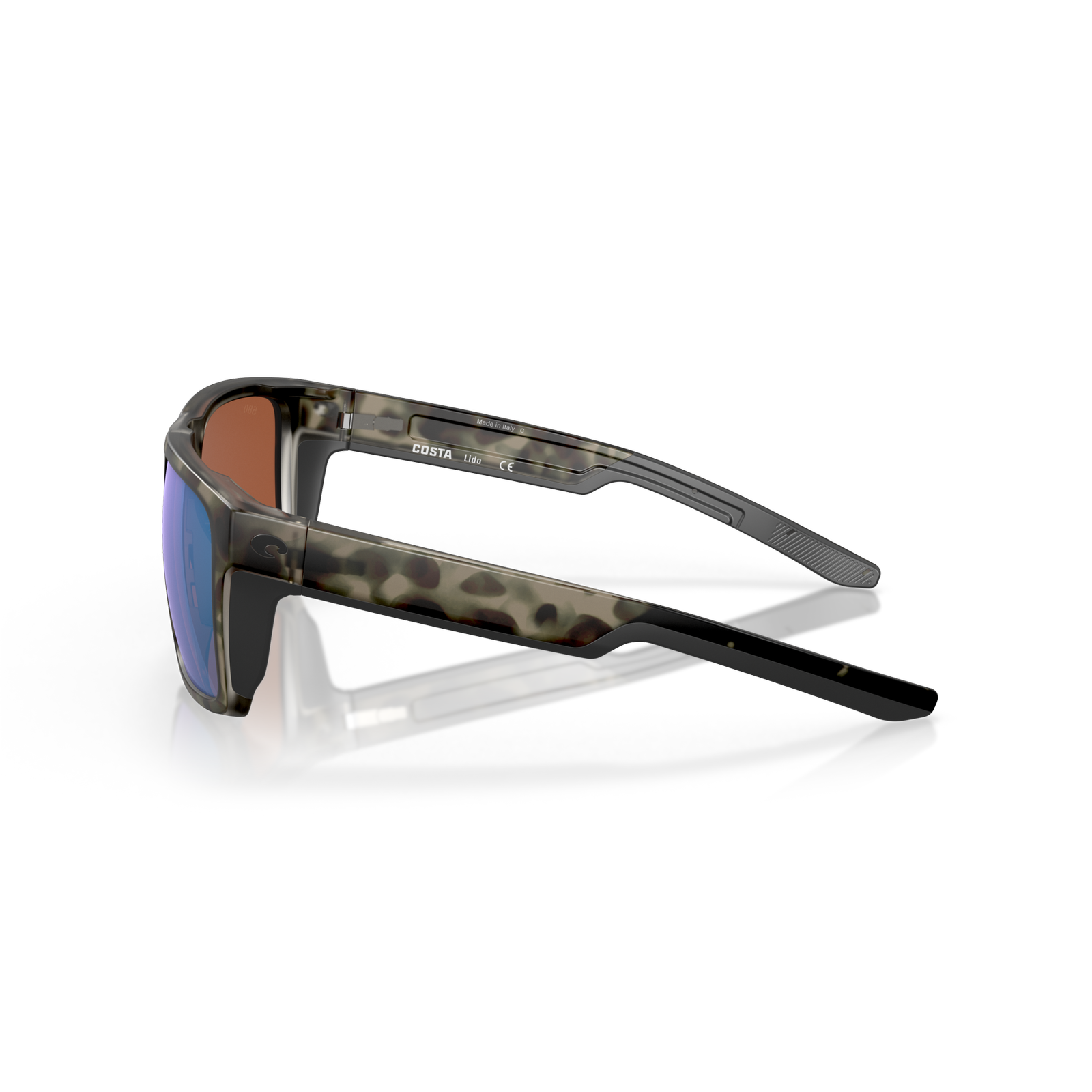 Costa Lido Sunglasses - Velocity 21 Wetlands + Green Mirror Polarised Glass 580G