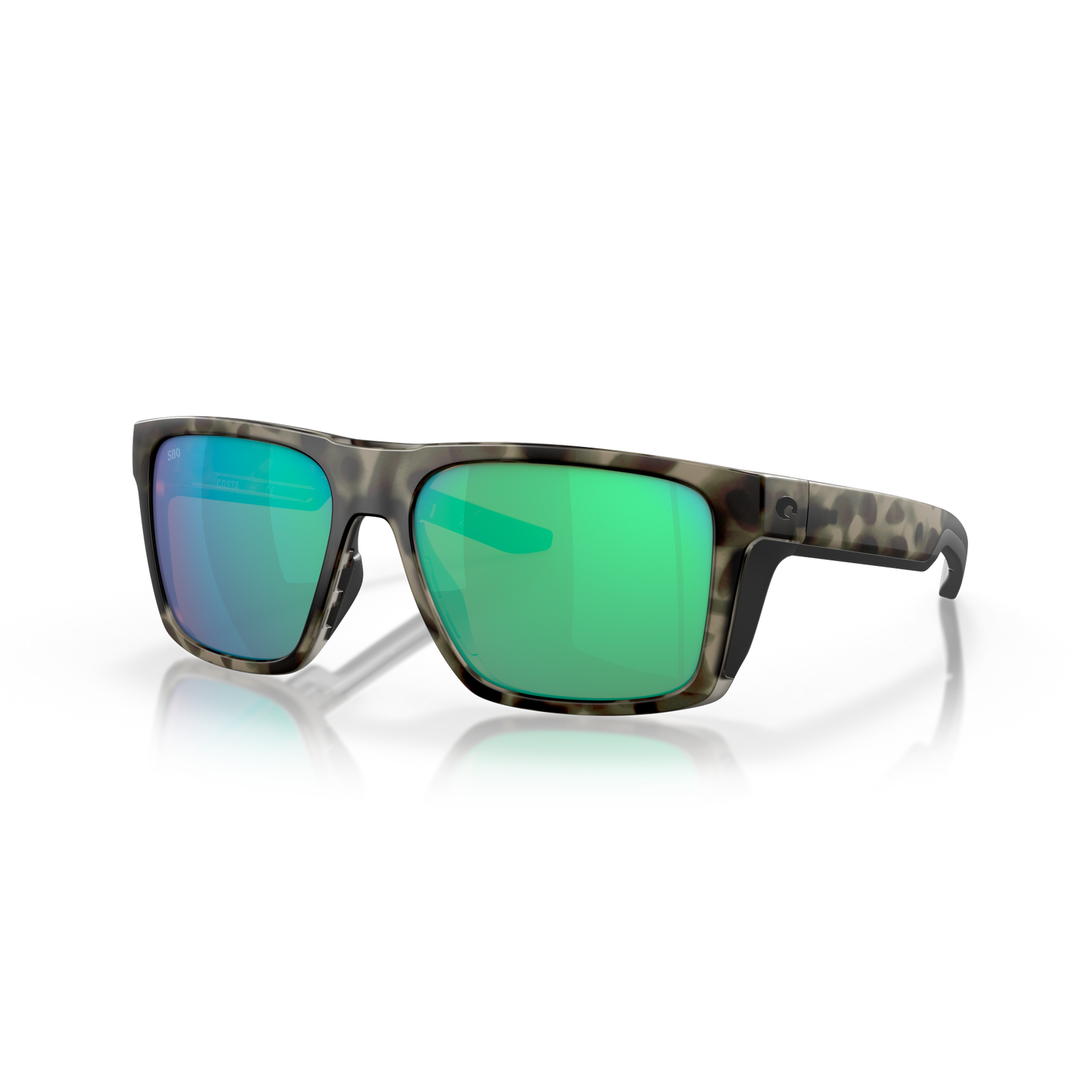 Costa Lido Sunglasses - Velocity 21 Wetlands + Green Mirror Polarised Glass 580G