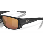 Costa Tuna Alley Pro  Sunglasses - Velocity 21 Matte Black + Gold Mirror Polarised Glass 580G