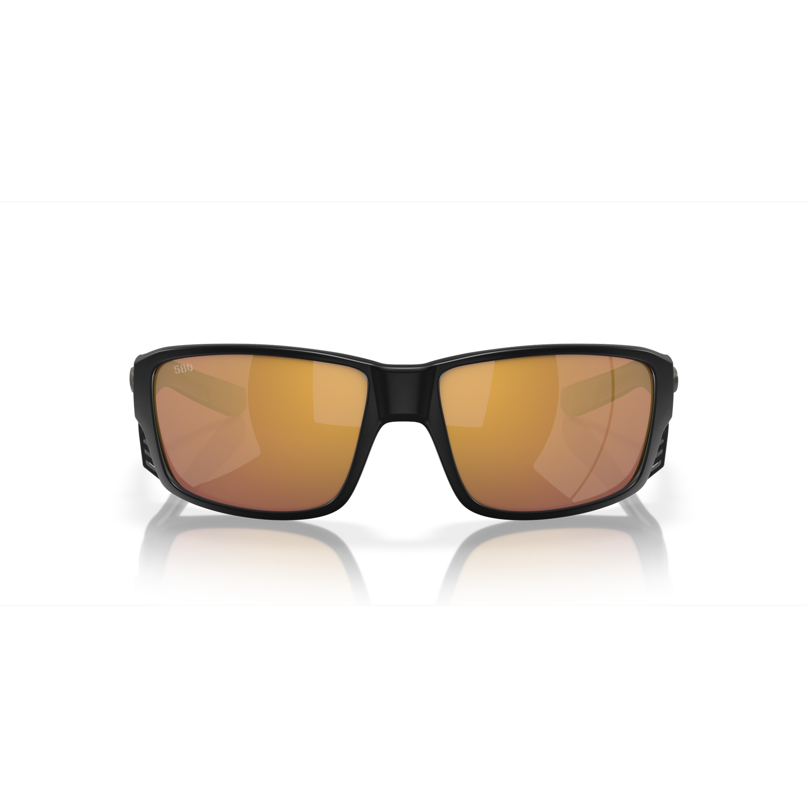 Costa Tuna Alley Pro  Sunglasses - Velocity 21 Matte Black + Gold Mirror Polarised Glass 580G
