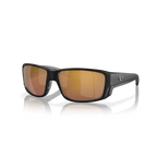 Costa Tuna Alley Pro  Sunglasses - Velocity 21 Matte Black + Gold Mirror Polarised Glass 580G