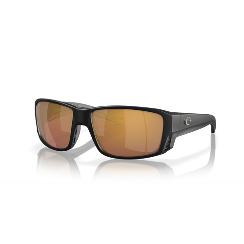 Costa Tuna Alley Pro  Sunglasses - Velocity 21 Matte Black + Gold Mirror Polarised Glass 580G