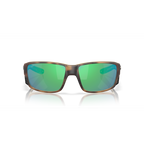 Costa Tuna Alley Pro  Sunglasses - Velocity 21 Matte Tortoise + Green Mirror Polarised Glass 580G