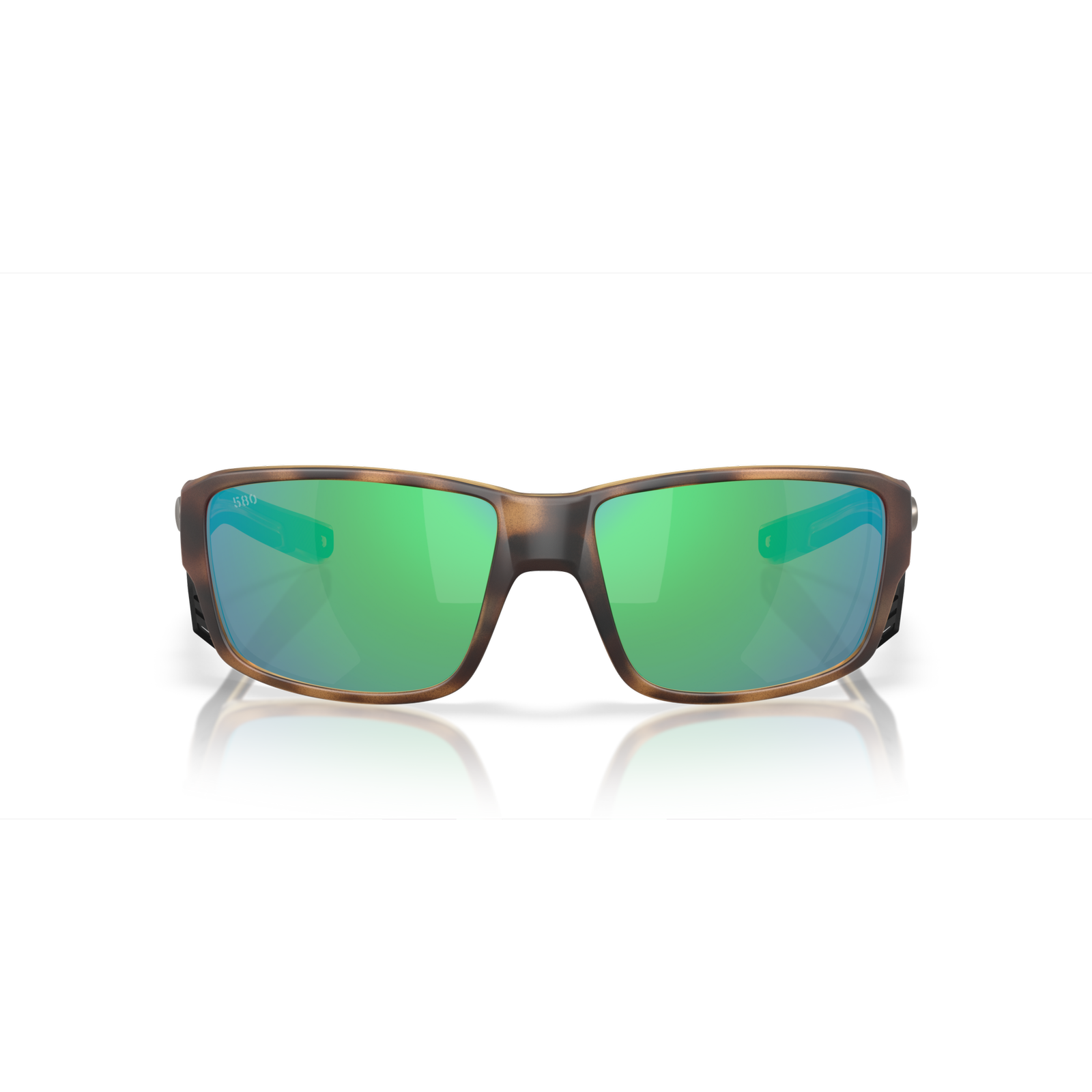 Costa Tuna Alley Pro  Sunglasses - Velocity 21 Matte Tortoise + Green Mirror Polarised Glass 580G