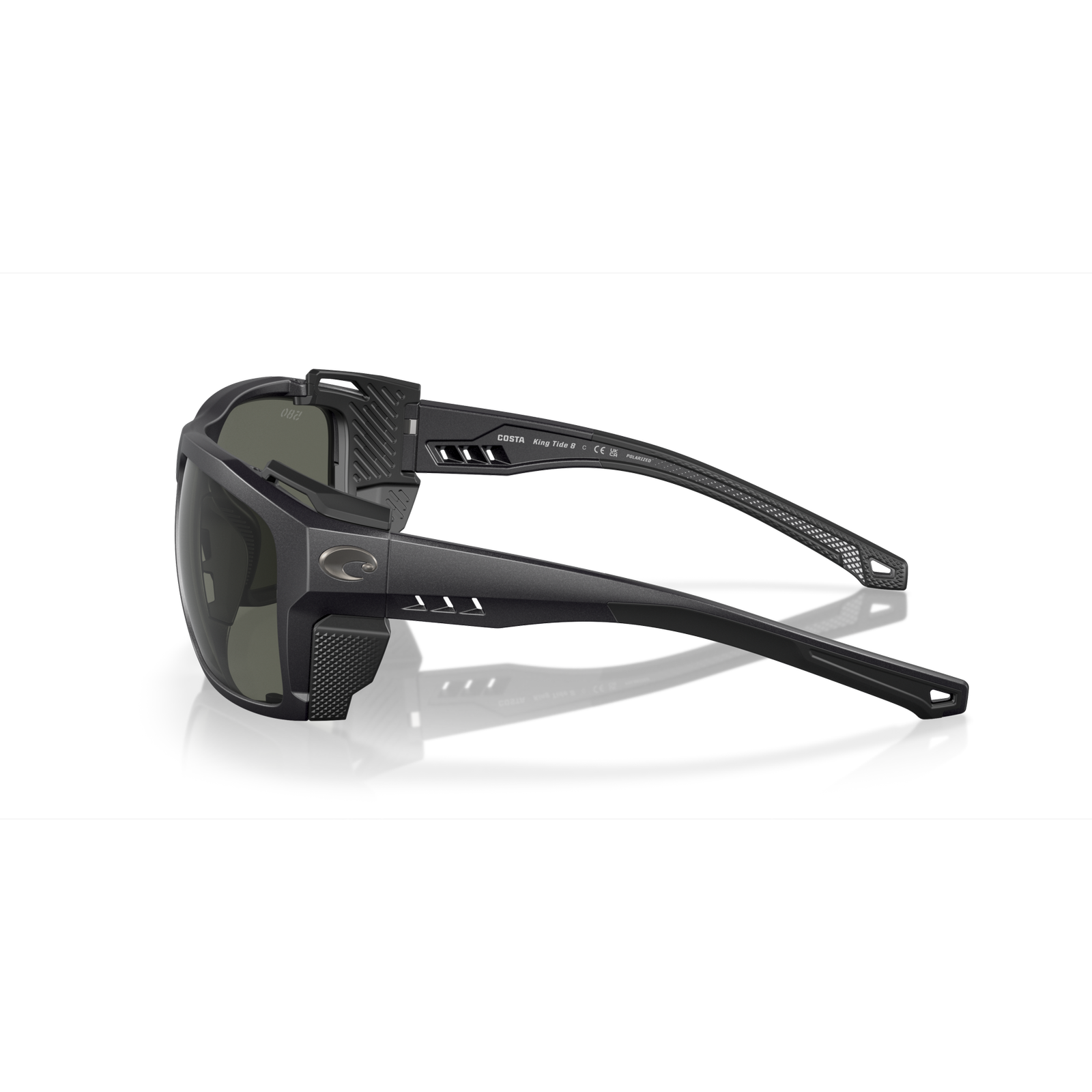 Costa King Tide 8 Sunglasses - Velocity 21 Black Peal + Grey Polarised Glass 580G