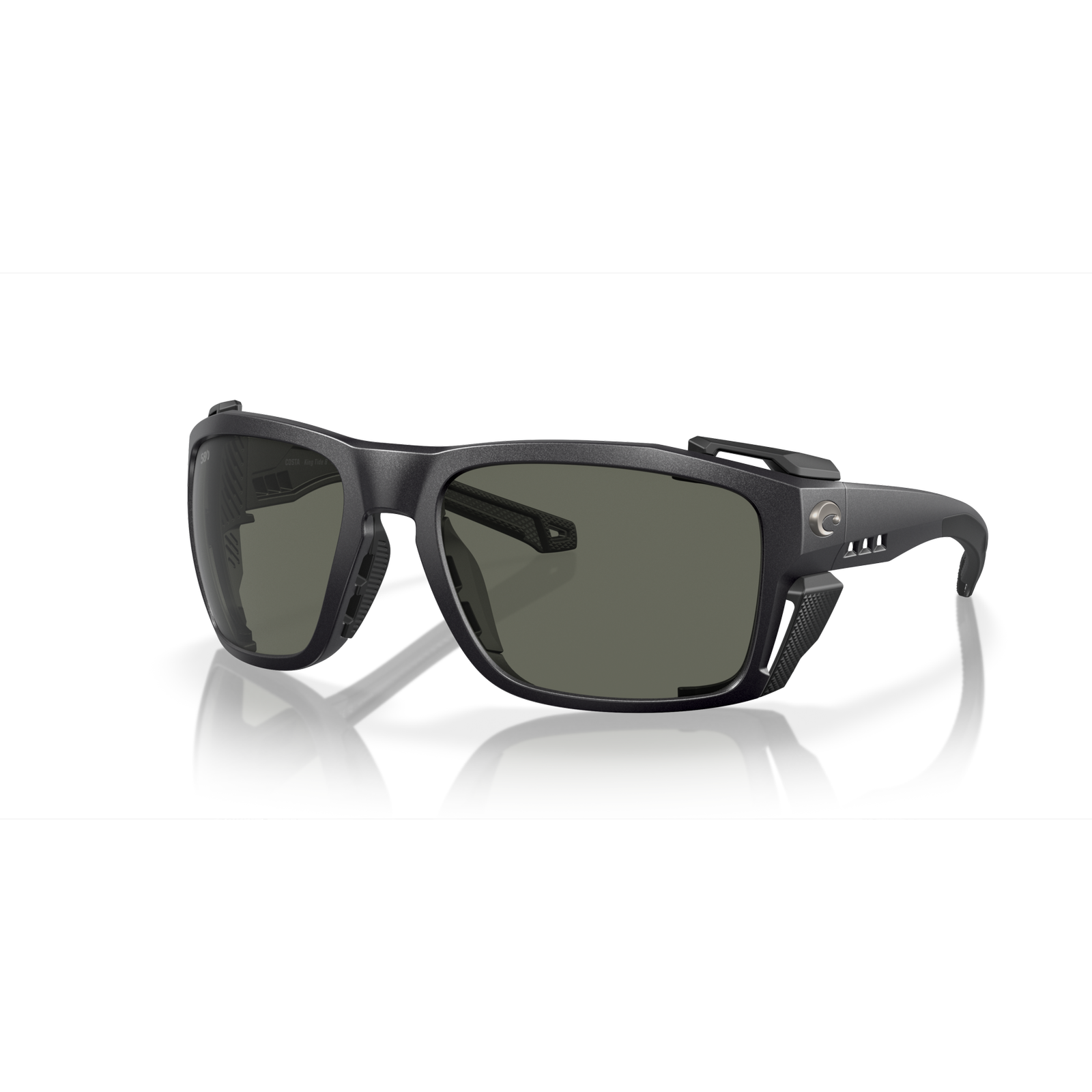 Costa King Tide 8 Sunglasses - Velocity 21 Black Peal + Grey Polarised Glass 580G