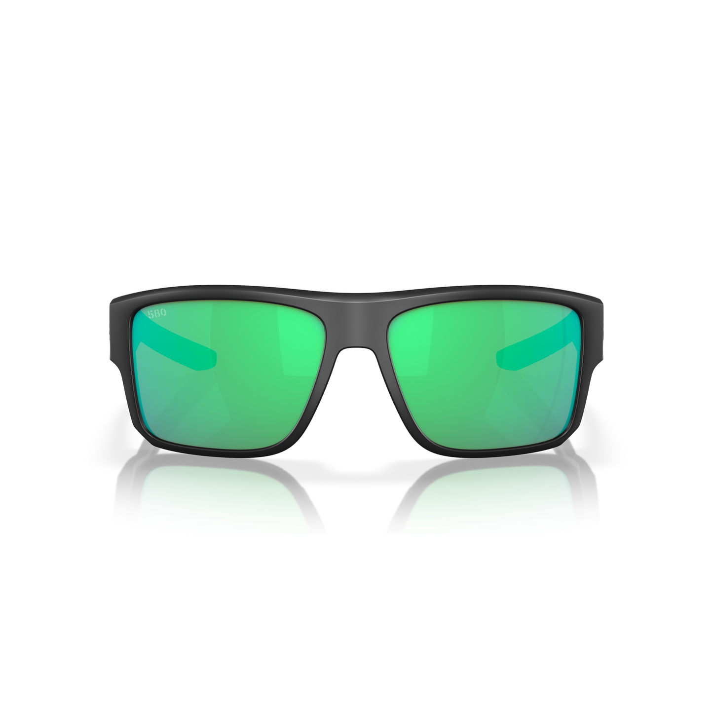 Costa Taxman Sunglasses - Velocity 21 Matte Black + Green Mirror Polarised Glass 580G