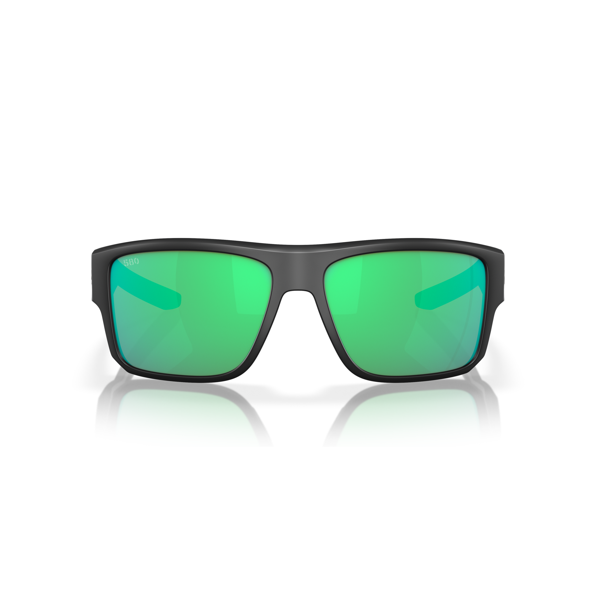 Costa Taxman Sunglasses - Velocity 21 Matte Black + Green Mirror Polarised Glass 580G