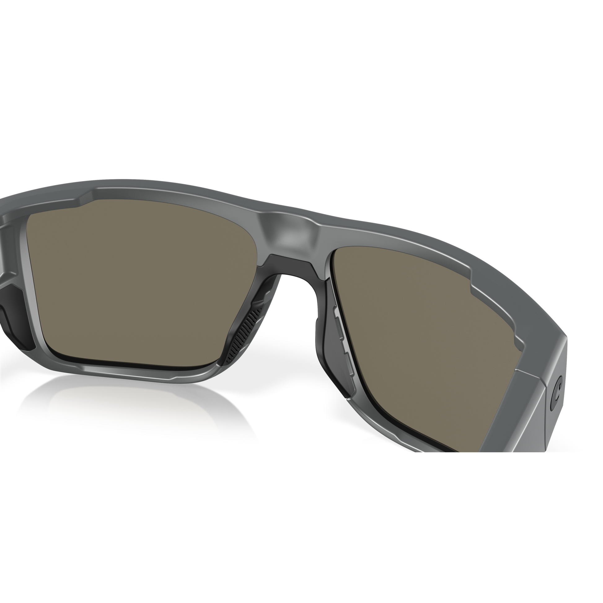 Costa Taxman Sunglasses - Velocity 21 Matte Grey + Blue Mirror Polarised Glass 580G