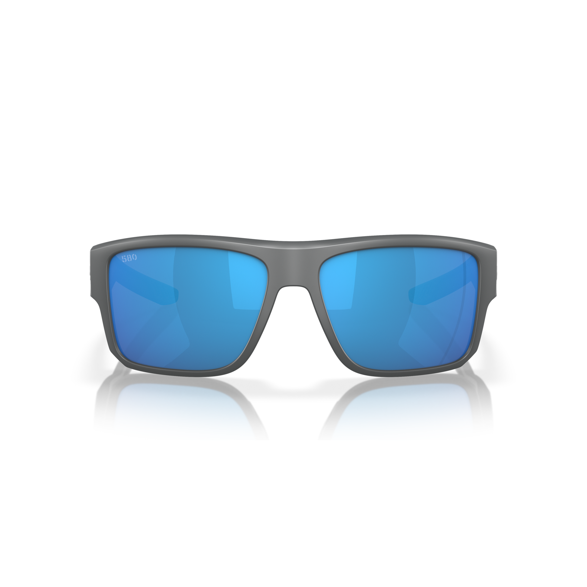 Costa Taxman Sunglasses - Velocity 21 Matte Grey + Blue Mirror Polarised Glass 580G