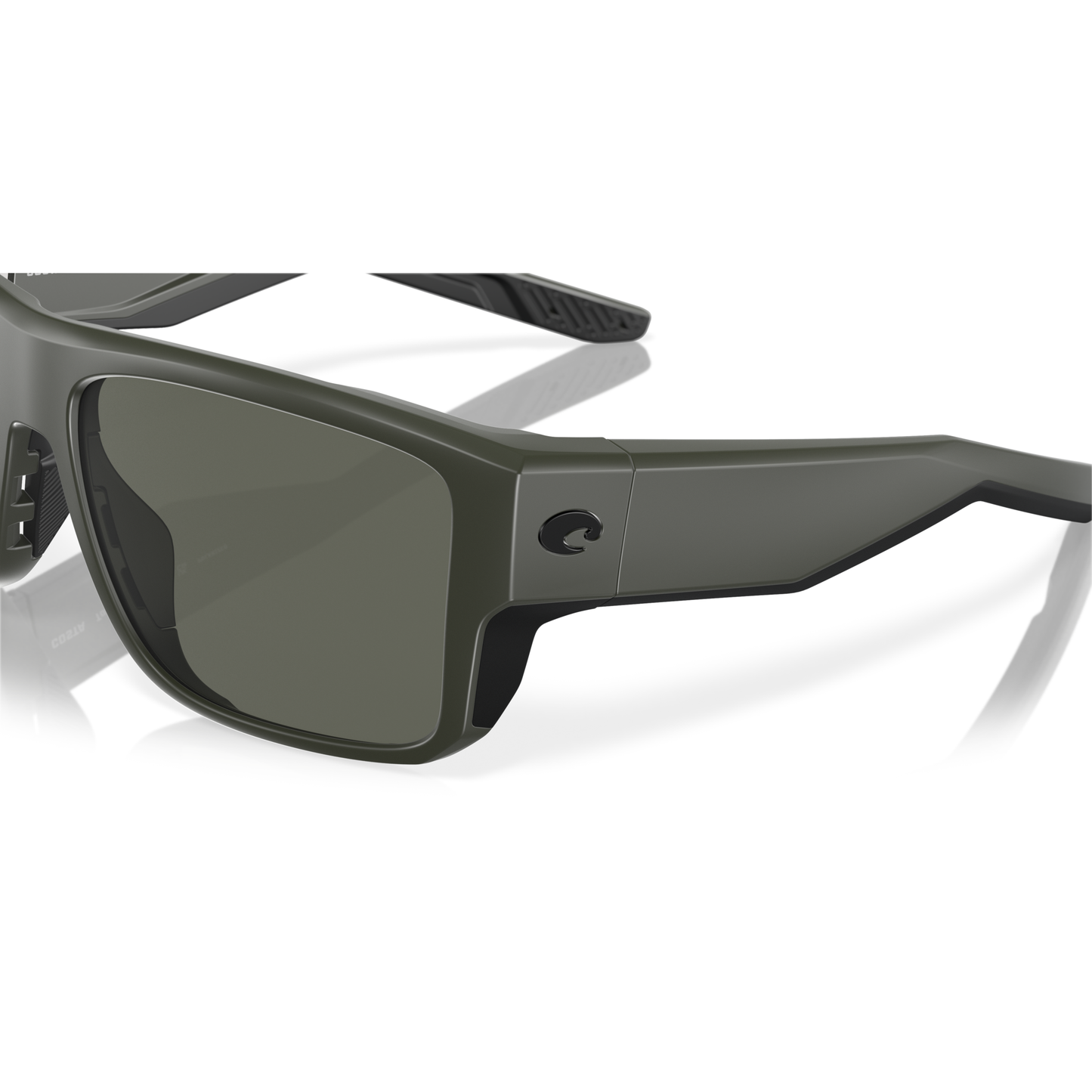 Costa Taxman Sunglasses - Velocity 21 Matte Olive + Grey Polarised Glass 580G