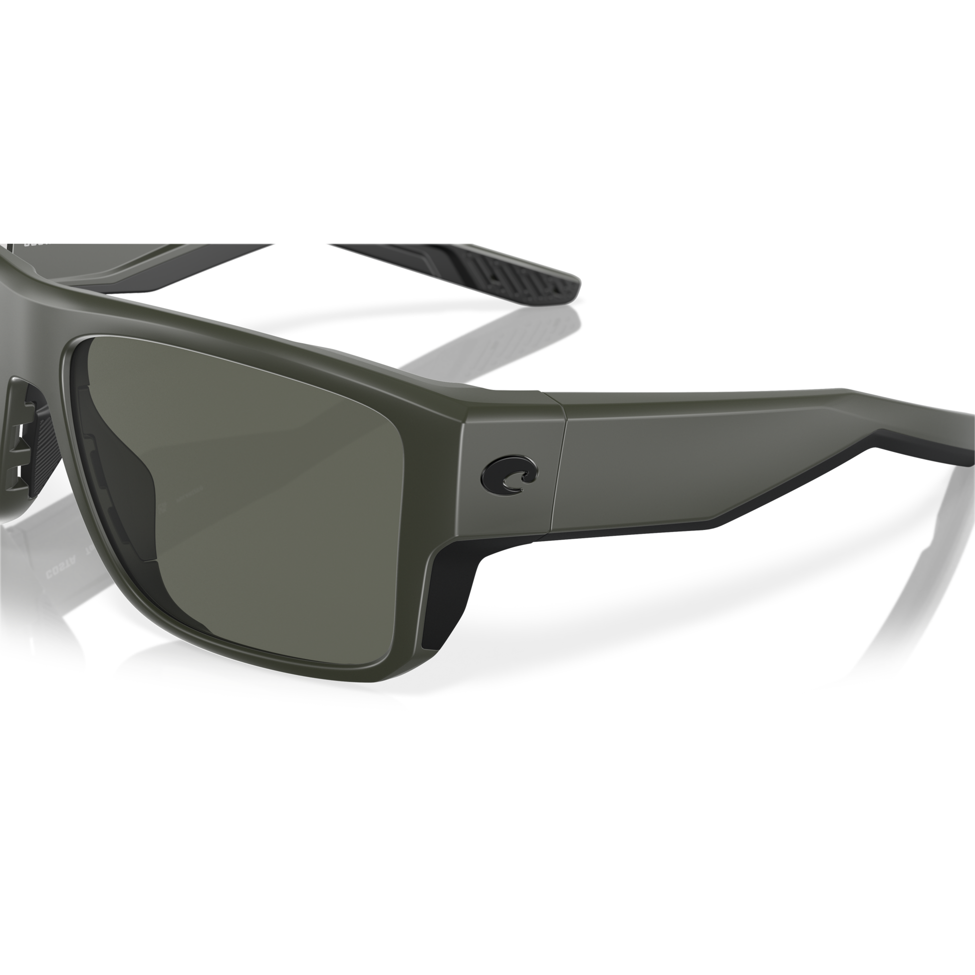 Costa Taxman Sunglasses - Velocity 21 Matte Olive + Grey Polarised Glass 580G