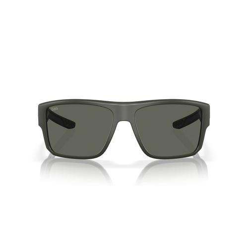 Costa Taxman Sunglasses - Velocity 21 Matte Olive + Grey Polarised Glass 580G