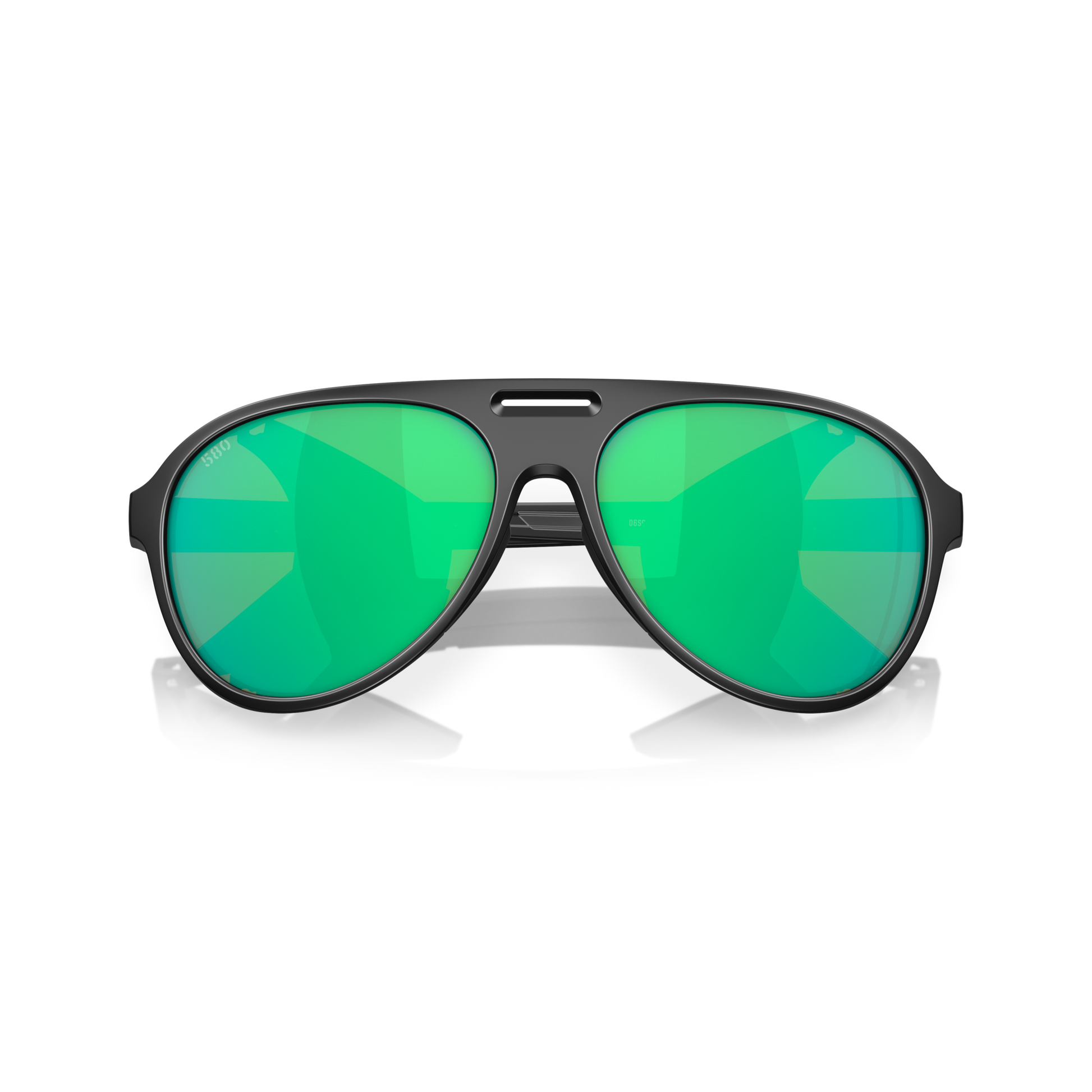 Costa Grand Catalina Sunglasses - Velocity 21 Matte Black + Green Mirror Polarised Glass 580G