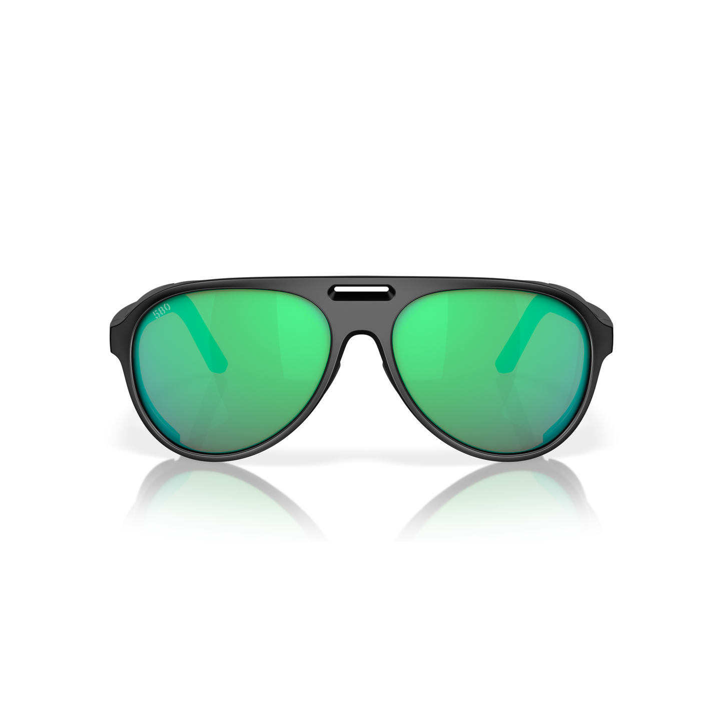 Costa Grand Catalina Sunglasses - Velocity 21 Matte Black + Green Mirror Polarised Glass 580G