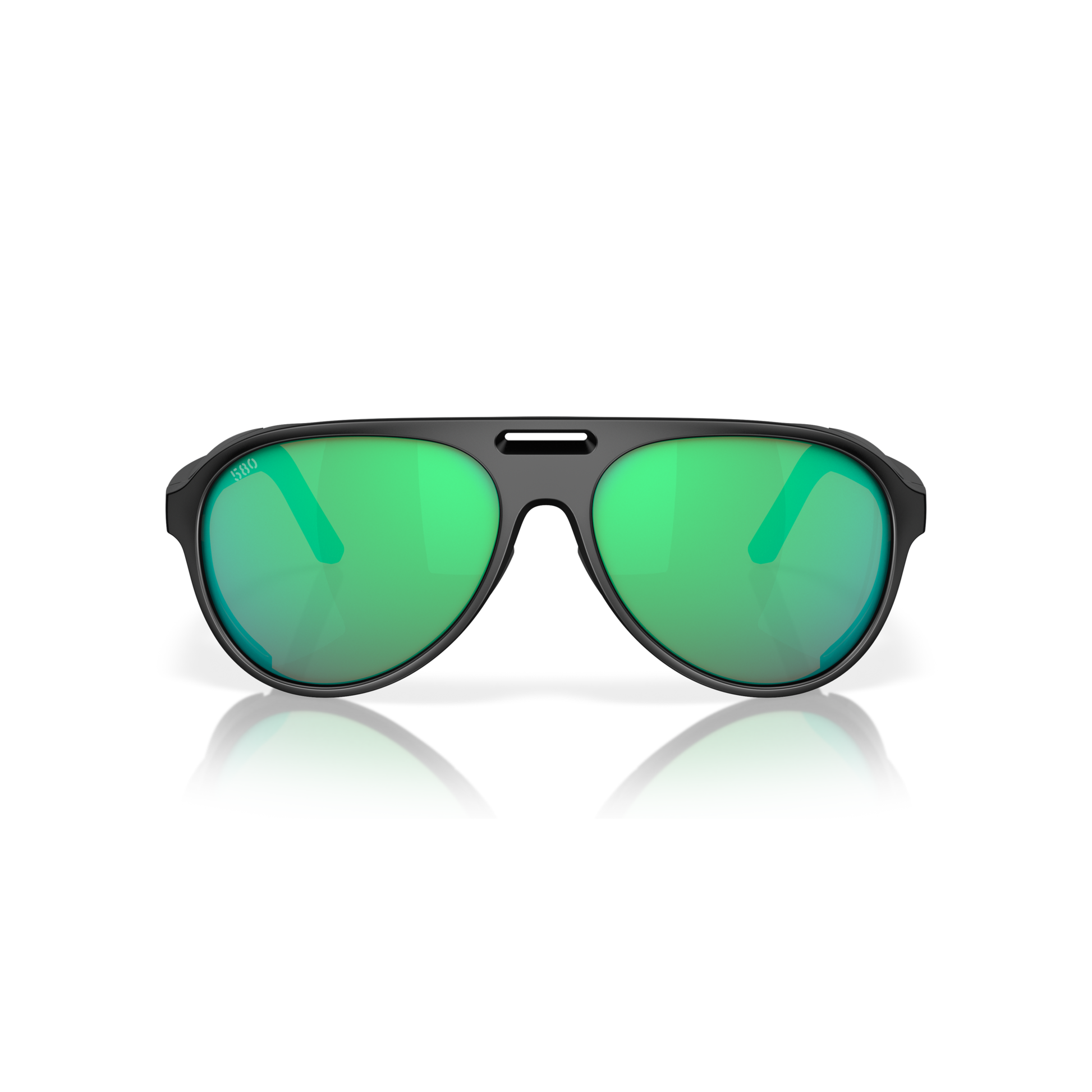 Costa Grand Catalina Sunglasses - Velocity 21 Matte Black + Green Mirror Polarised Glass 580G