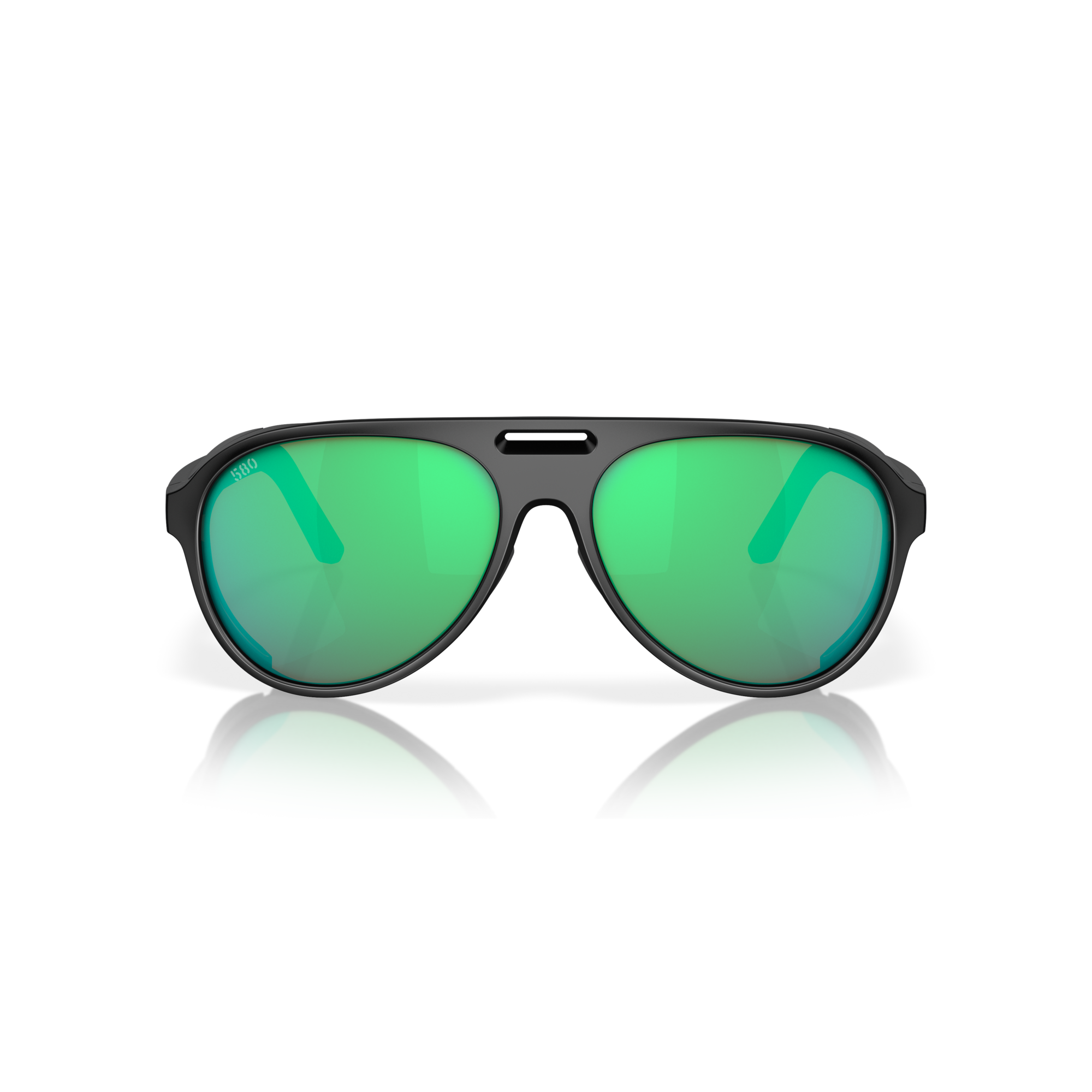 Costa Grand Catalina Sunglasses - Velocity 21 Matte Black + Green Mirror Polarised Glass 580G