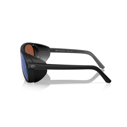 Costa Grand Catalina Sunglasses - Velocity 21 Matte Black + Green Mirror Polarised Glass 580G