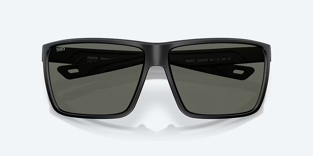 Costa Del Mar Rincon II Sunglasses - Velocity 21 Matte Black + Grey Polarised Glass 580G