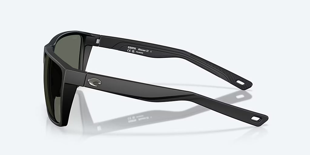 Costa Del Mar Rincon II Sunglasses - Velocity 21 Matte Black + Grey Polarised Glass 580G