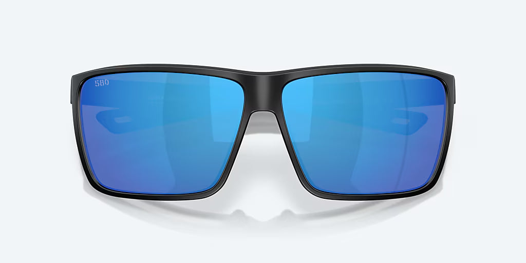 Costa Del Mar Rincon II Sunglasses - Velocity 21 Matte Black + Blue Mirror Polarised Glass 580G