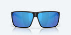 Costa Del Mar Rincon II Sunglasses - Velocity 21 Matte Black + Blue Mirror Polarised Glass 580G