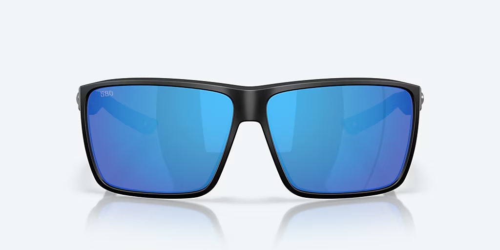 Costa Del Mar Rincon II Sunglasses - Velocity 21 Matte Black + Blue Mirror Polarised Glass 580G