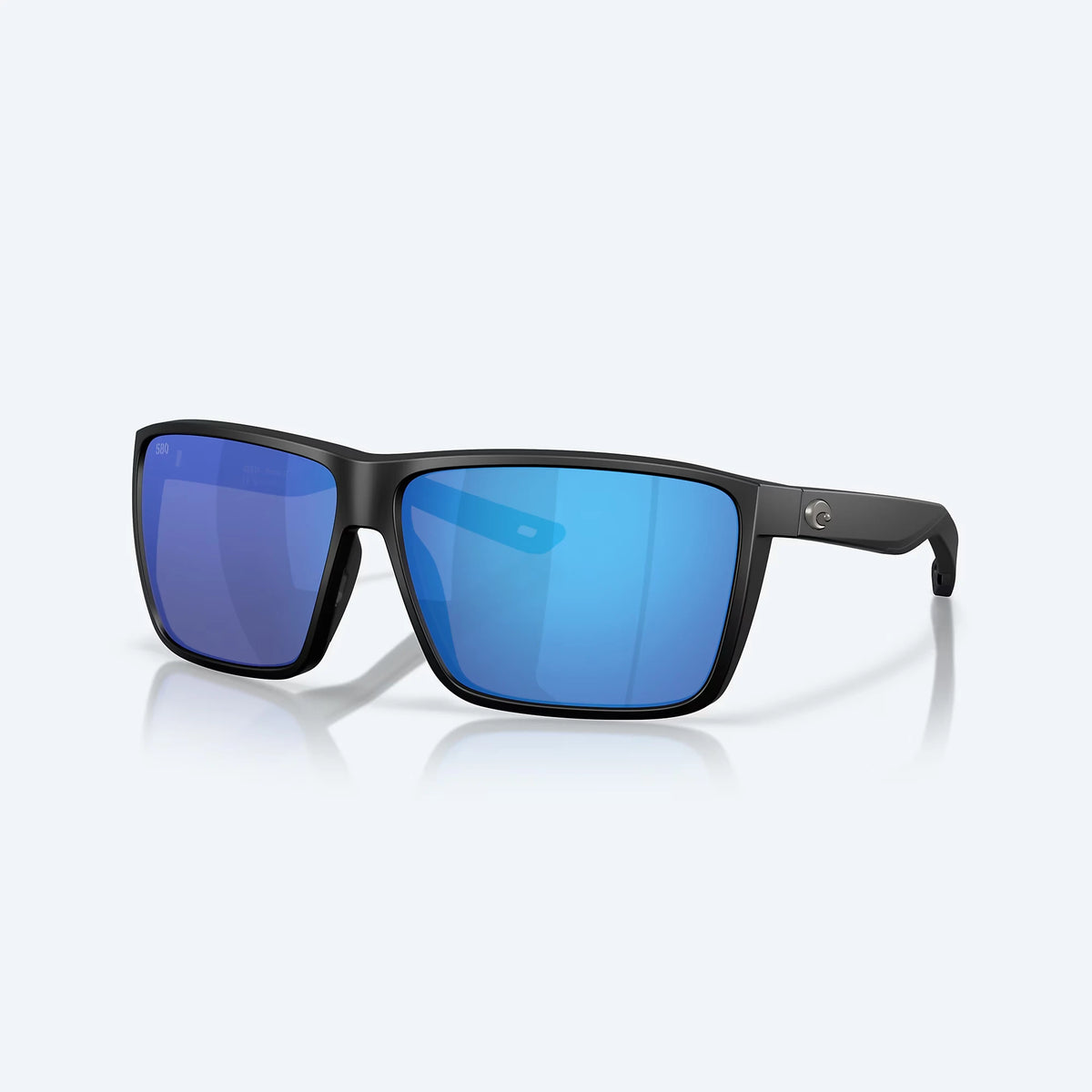 Costa Del Mar Rincon II Sunglasses - Velocity 21 Matte Black + Blue Mirror Polarised Glass 580G