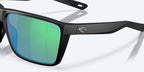 Costa Del Mar Rincon II Sunglasses - Velocity 21 Matte Black + Green Mirror Polarised Glass 580G
