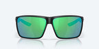 Costa Del Mar Rincon II Sunglasses - Velocity 21 Matte Black + Green Mirror Polarised Glass 580G